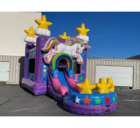 3 in 1 unicorn water slide combo (SKU W287)