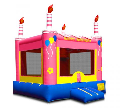 Pink B-Day Cake Jumper Rental in San Diego