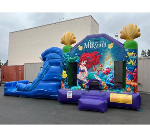 Little Mermaid 2 in 1 Combo Jumper Rental in San Diego