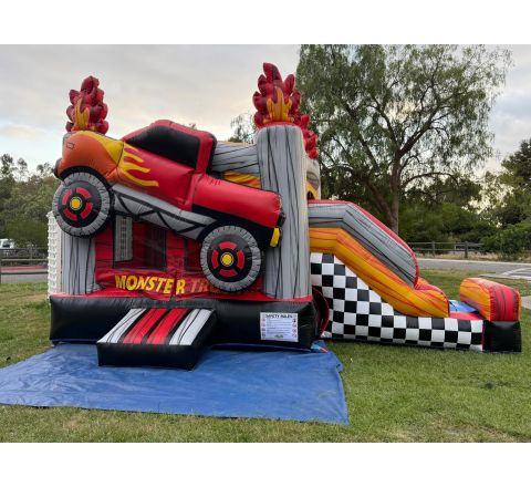Monster truck inflatable combo (sku C334)