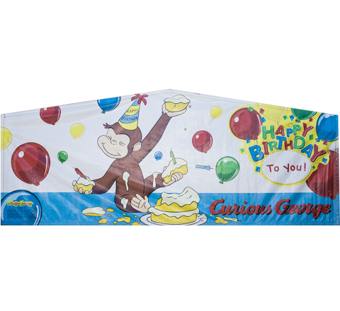 Curious George Module Art Banner Rental in San Diego
