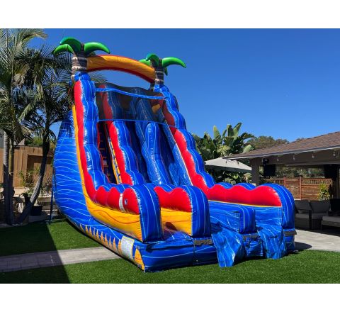 Dual lane inferno Dry slide (sku D312)