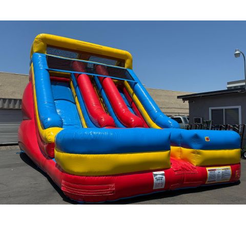 Double Lane Unicorn Dry Slide Rental in San Diego