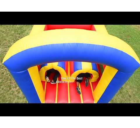 Obstacle Castle Slide Jumper at the park