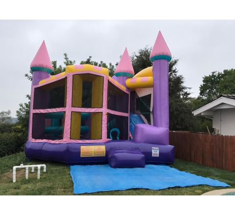 Queen Castle 5 In 1 Combo Slide Rental in San Diego