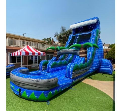 Single Lane Tsunami Water Slide (SKU W454)
