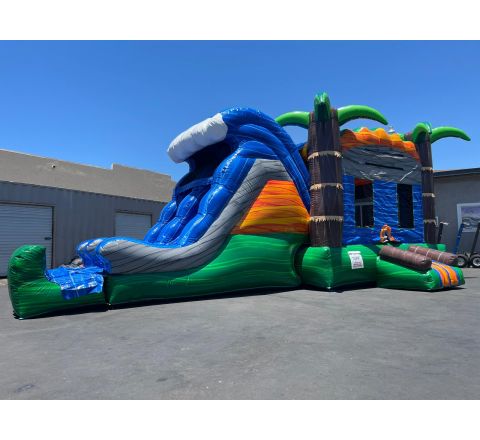 4 in 1 Tropical Tsunami Combo Dry Slide (sku C310)
